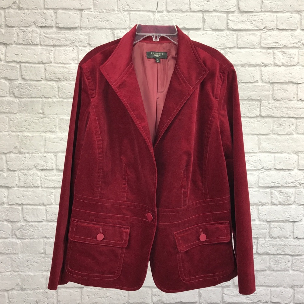 Talbots Velvet Blazer